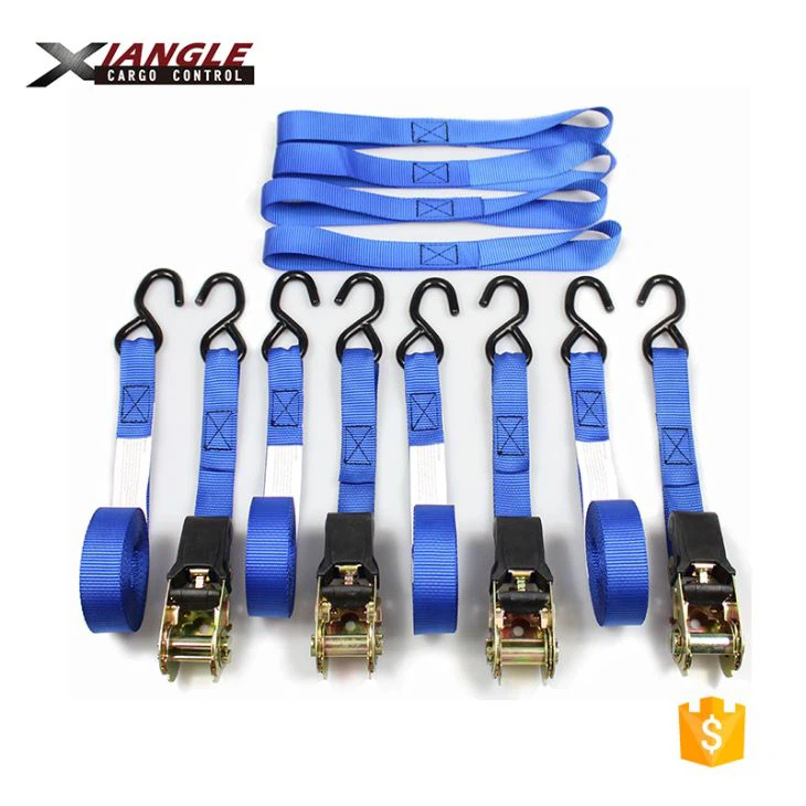 Correas de amarre con trinquete, paquete de 4 pies 15 pies