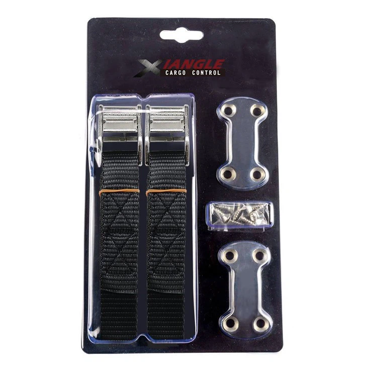 Cam Buckle Stainless Steel Cooler Tie Down Strap Kit For Boat Truck
