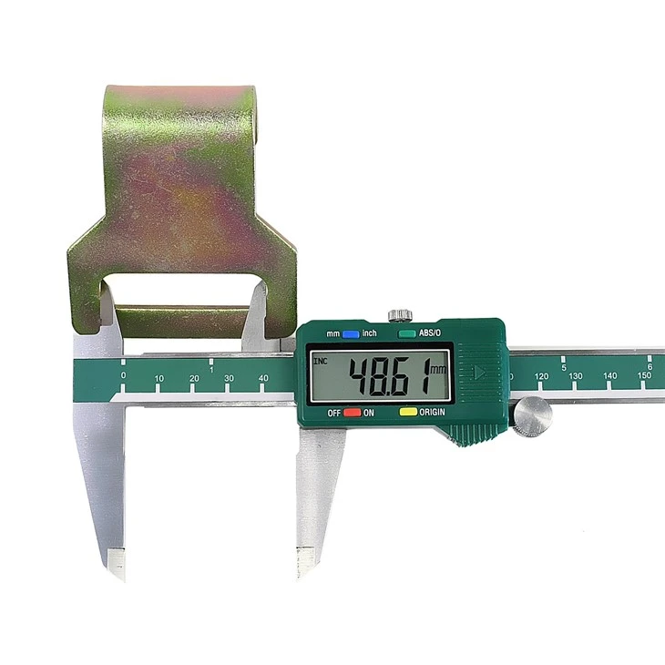 Heavy Duty 2 Inch 3T Metal J Winch Flat Hook For Lashing Strap