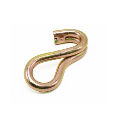 Gancho doble J chapado en zinc de 38 mm de alta calidad